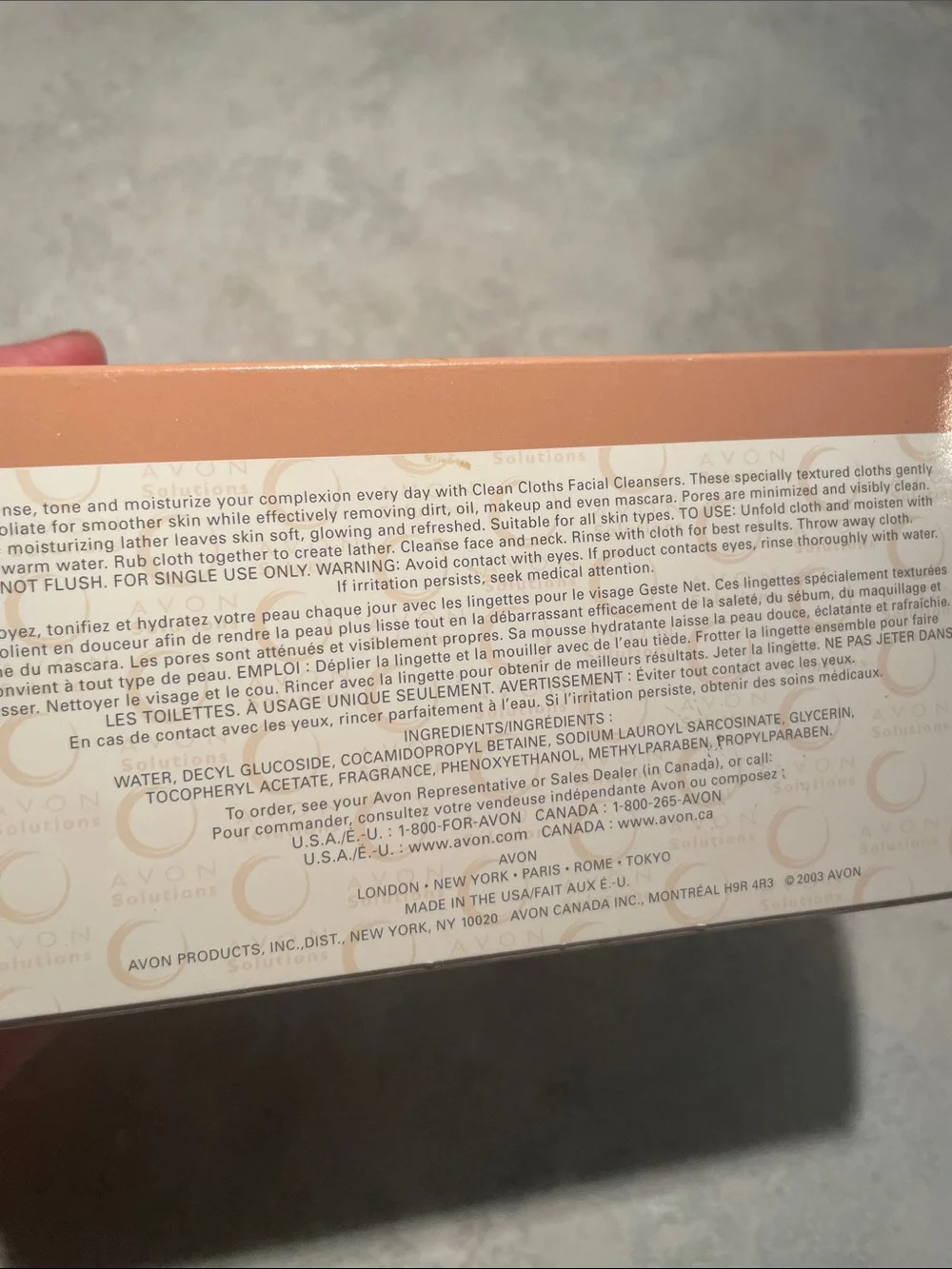 Olivella Body Cream with Olive Oil and Avon Facial Cleansers